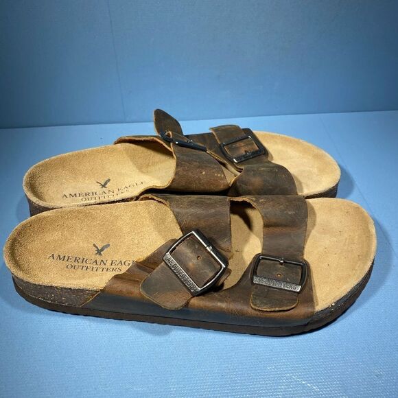 American Eagle - Men's Sandals - Brown - Size 8-41,5 new - Picture 5 of 9